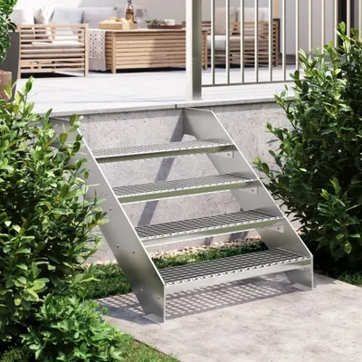 Produktbild von "im Angebot" Gitterroststufe 80x24x7 cm Verzinkter Stahl - Stufenmatten CC1209