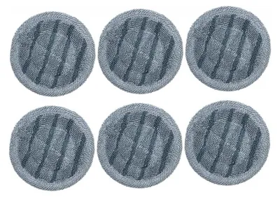Produktbild von 6x Mikrofaser-Wischwamm für Dyson V7 V8 V10 V11 V15 Staubsauger | Grau Ersatz-Moppbezüge