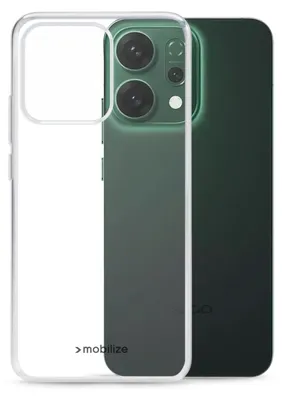 Image de Étui Mobilize Gelly Case transparent pour OPPO Reno 14 - Coque arrière souple en TPU - Transparent