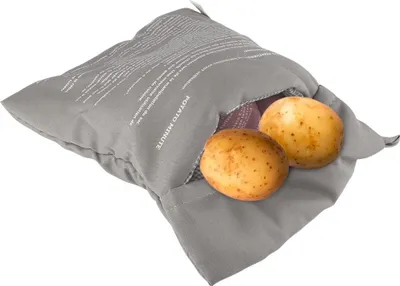 Obrázek produktu pro 2 kusy sáčku na brambory do mikrovlnné trouby Sáček na vaření v mikrovlnné troubě Nástroj na pečení brambor (šedý)