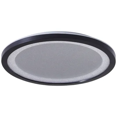 Produktbild von BRILLIANT schwarzes LED Aufbaupaneel MOSAKO | Deckenleuchte mit Glitzereffekt | Ø 25 cm| 16 W  2300 lm  3000 K | Kunststoff
