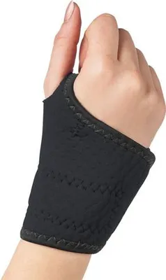 Zdjęcie produktu dla Opaska magnetyczna na nadgarstek, stabilizator, 4 magnesy, na rzep, czarny