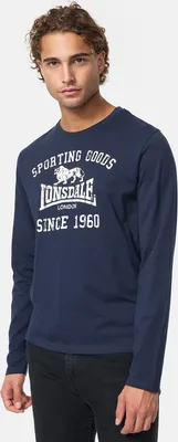 Obrázek produktu pro Pánská košile s dlouhým rukávem regular fit AULDEARN Navy/White 3XL Lonsdale