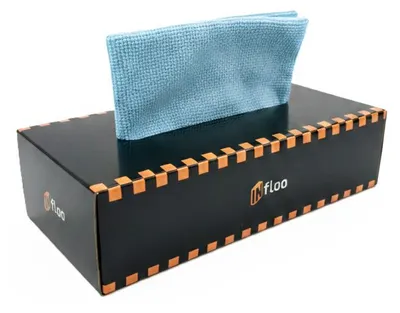 Produktbild von Mikrofasertücher Box 20x20 cm 20 Stück Reinigungstücher Auto Haushalt