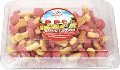 Produktbild von Gribochki in Glasur Erdbeerengeschmack 250g