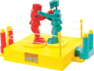Immagine prodotto di Mattel Games, Rock'Em Sock'Em Robots, gioco per bambini, gioco sui robot, combattimento tra robot