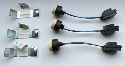 Produktbild von 3 x GU10 Fassung Porzellan max. 50W Isolierte Zuleitung mit Anschlussbox & Schraubklemme