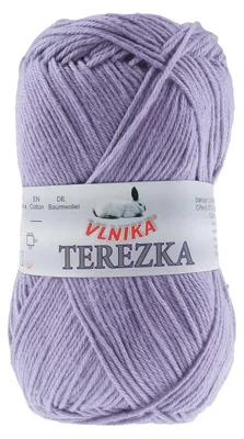 Strickgarn TEREZKA 100% Baumwolle, lila-flieder