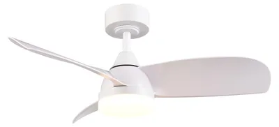 Image de TRIO Reality R62732131 HELSINKI Ventilateur de plafond avec éclairage, diamètre 900 mm, LED SMD 20 W/2500 lm, 2700-6000 K, blanc, télécommande