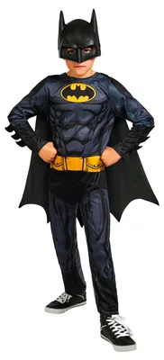 Produktbild von Rubies Offizielles DC Batman Kinderkostüm Verkleidung Halloween 7-8 JAHRE