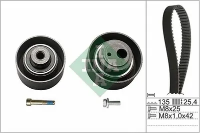 Produktbild von INA Zahnriemensatz für Citroen Saxo Peugeot 106