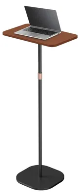 Höhenverstellbarer Stehtisch 46–120 cm, mobiler Laptopständer mit Rollen
