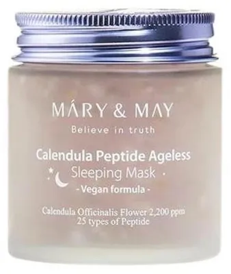 Imagen del producto de Mary&May: Mascarilla nocturna con extracto de caléndula y péptidos, 30g