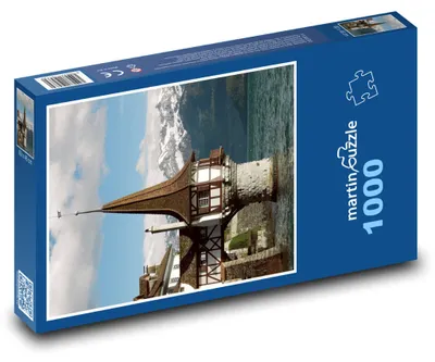 Obrázok produktu pre Puzzle 1000 Zámok Oberhofen pri jazere Thun - martinpuzzle