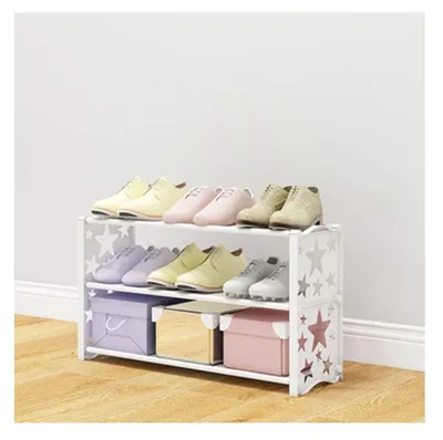 Productafbeelding van 3-Layer Schoenenkast in Stervorm voor Stofdichte Opslag