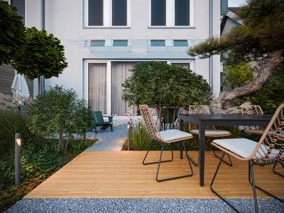Produktbild von WOODTEX | 4 m | Hellbraun 20x145x2000mm Terrassendiele Douglasie, fein geriffelt grob geriffelt Wendediele, rutschhemmend witterungsbeständig, Nadelholz Terrassenbelag