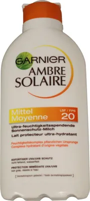 Obrázek produktu pro Garnier Ambre Solaire Opalovací mléko SPF20 200 ml