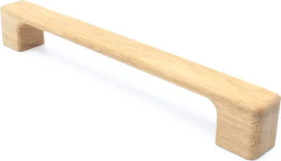 Zdjęcie produktu dla Uchwyt szafkowy BA 256 mm, uchwyt kuchenny z litego dębu, drewniany uchwyt szafkowy
