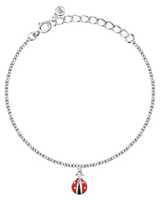 Image de Bracelet en argent pour enfants avec une coccinelle, Dono SAZL12