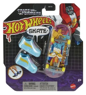 Produktbild von Hot Wheels Skate Transformers Starscream Finger Skateboard