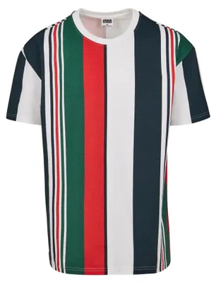 Image de Urban Classics - T-shirt pour homme TN1210 (M) (blanc/bleu marine)