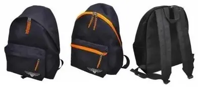 Obrázek produktu pro Mp eco batoh velký 43x35x24cm zip oranžová / černá
