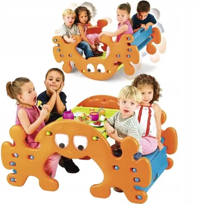 Produktbild von FEBER 2in1 großer Picknicktisch – Rocker, Swing, Ghost
