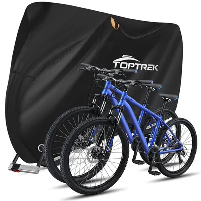 Image de Housse de vélo imperméable pour 2 vélos en tissu Oxford 210D