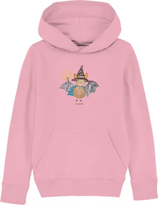 Produktbild von Mr. & Mrs. Panda Kinderpullover Fledermaus Zauberer 5-6 Jahre (110/116) - Baumwolle Pink - Geschenk, Pullover, Reinsteigern, Sweatshirt, Lustige Sprüche, Kapuzenpullover