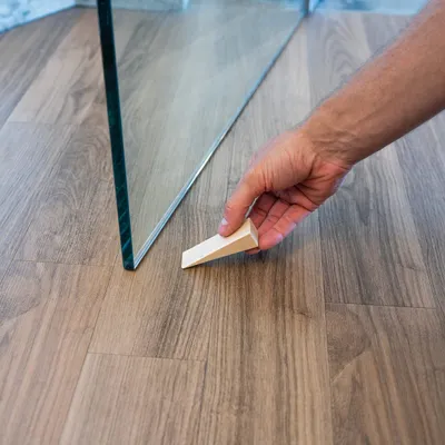 Imagen del producto de Topes para puertas de madera de haya, 80x25x20 mm, paquete de 10 unidades