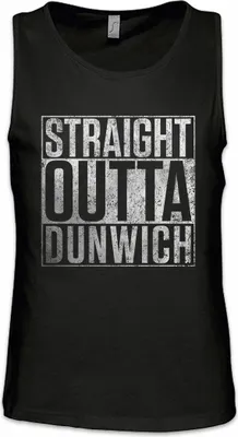 Produktbild von Urban Backwoods Straight Outta Dunwich, Ärmelloses T-Shirt, Farbe: Schwarz, Größe: M