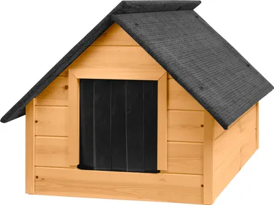 Produktbild von Hundehütte Holz Hundehütte Massiv Isolierte 82x69 Hersteller Teak