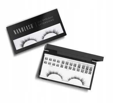Zdjęcie produktu dla Rzęsy bondingowe do samodzielnej aplikacji DIY DIVINE Nanolash 36 kępek