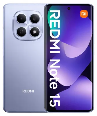 Produktbild von Xiaomi Redmi Note 15 5G 16,9 cm (6.67") Dual-SIM USB Typ-C 6 GB 128 GB 5520 mAh Violett