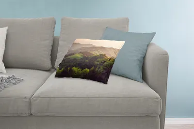 Produktbild von MuchoWow® Zierkissen Sofakissen Wohnzimmer Dekokissen 60x40 cm Sonnenuntergang im deutschen Schwarzwald in Europa - Kopfkissen - Polster mit Foto