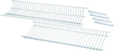 Obrázok produktu pre Geläm. Oceľová odkvapkávacia mriežka – biela – 85 cm – Organizácia kuchyne
