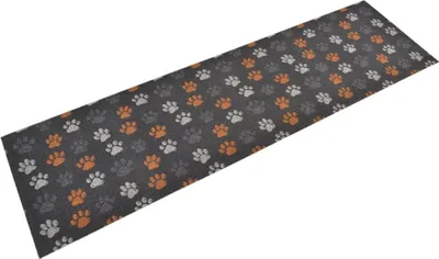 Produktbild von Küchenteppich Waschbar Pfoten 45x150 cm Samt