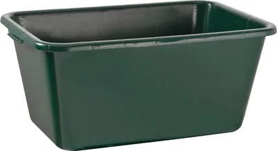 Produktbild von Jagdwanne Wildwanne 90/65/40 Liter Wanne XXL eckig HDPE Kunststoff - Kunststoffwanne Plastikwanne in grün - lebensmittelecht, robust auch als Futterwanne oder Pferdetränke geeignet, Größe:65 L