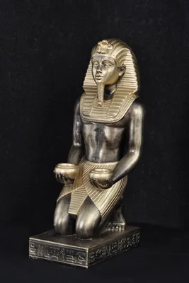 Image de Design Egypte Pharaon Sculpture Tutanchamun Figure Sculptures Décoration