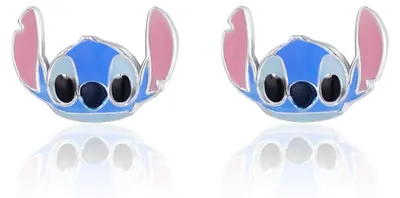 Productafbeelding van Oorbellen. Disney zilveren oorbellen, collectie Stitch - voor kinderen