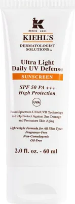 Zdjęcie produktu dla Kiehl's D.S. Ultra Light Daily UV Defense Sunscreen SPF50 Anti-Pollution dla wszystkich rodzajów skóry 60 ml