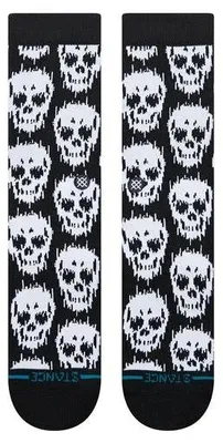 Image de Stance Static Skull Crew, couleur noire, taille L