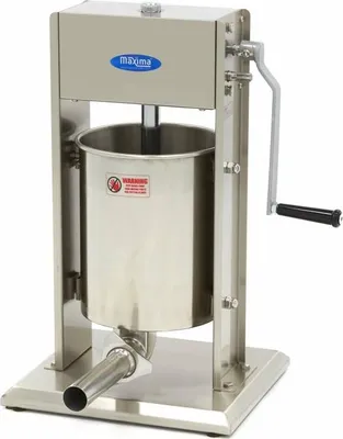 Produktbild von Maxima - Gastro Wurstfüller - 10 l - Vertikal - inkl. 4 Füllrohre