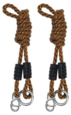Image de Omgoods - Cordes de balançoire réglables - Longueur : 1,8 m. Capacité de charge : jusqu'à 300 kg