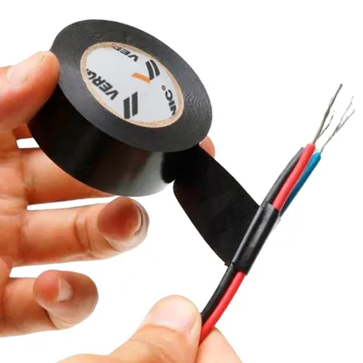 Zdjęcie produktu dla Taśma izolacyjna mocna 6m kolorowa PCV 6 szt 17 mm zestaw do przewodów izolacja elektryczna do 600V
