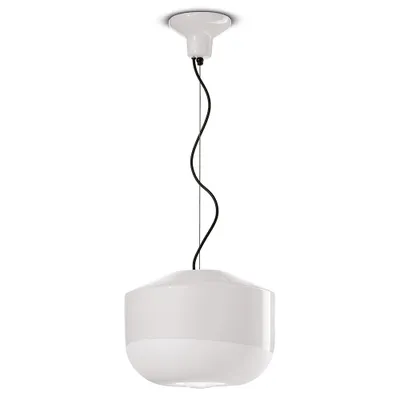 Zdjęcie produktu dla Lampa wisząca Large Vintage Decò Bellota Ceramic Raw White 1 Light E27