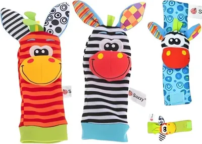 Obrázek produktu pro Kruzzel 25068 Chrastící ponožky a náramky 4 ks