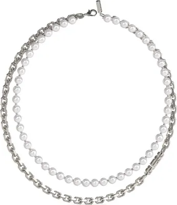 Produktbild von Damen Silber Guess Halskette 46cm
