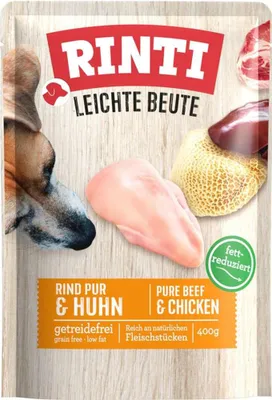 Produktbild von Rinti - Leichte Beute 10x400g | Rind Pur & Huhn