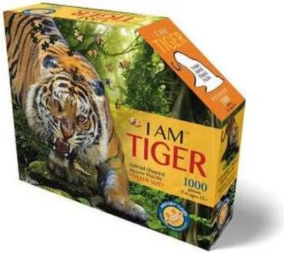 Produktbild von Madd Capp - Konturpuzzle Tiger 1000 Teile